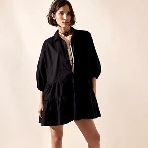 FREE PEOPLE Misha Cotton Mini Dress